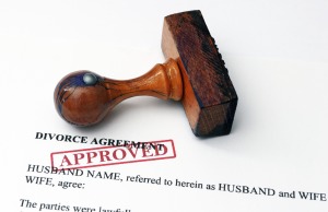 Divorce agreement - approved